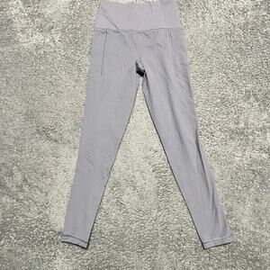 Athleta Leggings Pants Womens XXS Gray Salutation Stash 7/8